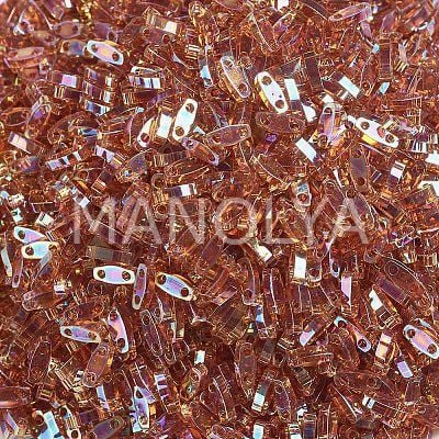 QTL257 Miyuki Quarter Tila Transparent Topaz AB (Çeyrek Tila 257)
