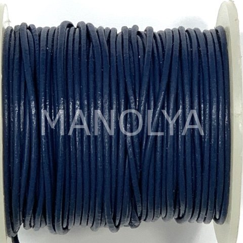 1mm. LACİVERT DERİ