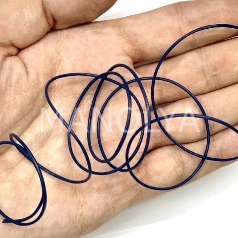 1mm. LACİVERT DERİ