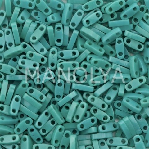 QTL412 Miyuki Quarter Tila Opaque Turquoise (Çeyrek Tila 412)