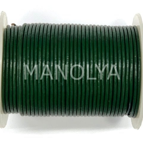 1,5mm. KOYU YEŞİL DERİ