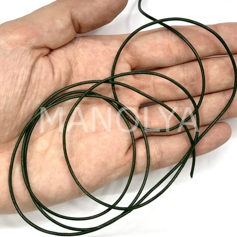 1,5mm. KOYU YEŞİL DERİ