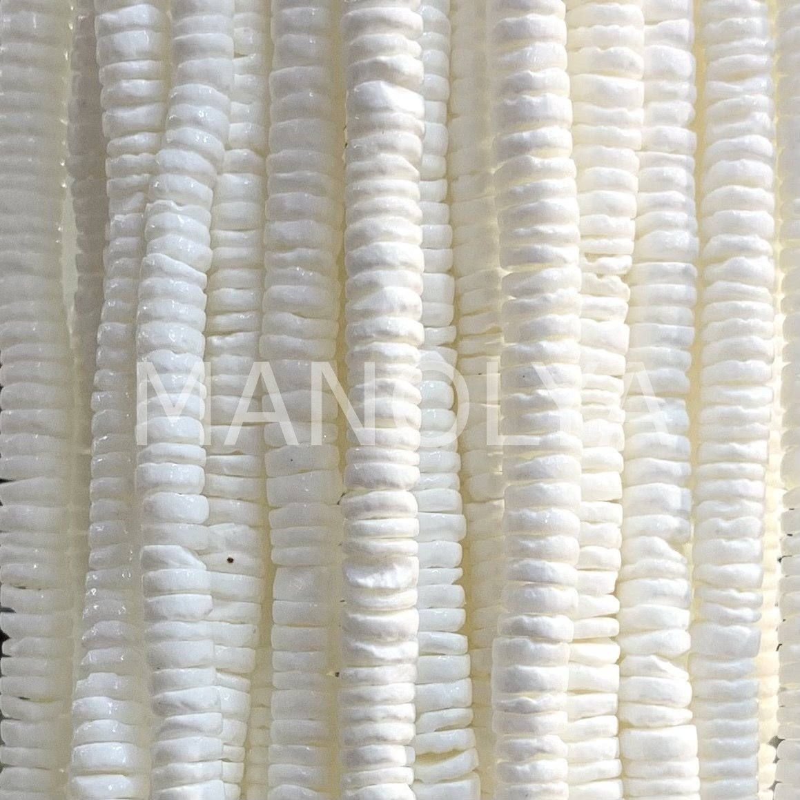 6mm. MAT BEYAZ SEDEF