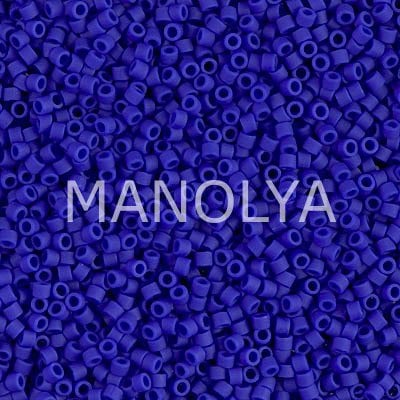 DB756-DELICA BD MAT OPQUE ROYAL BLUE