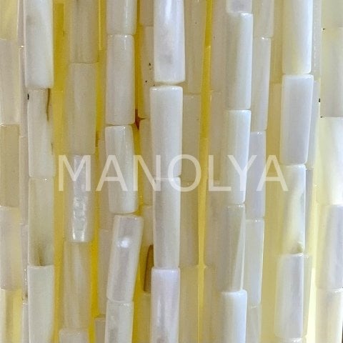 4x13mm. BEYAZ BORU SEDEF