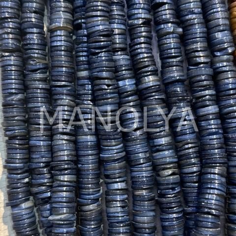 10mm. LACİVERT SEDEF DİZİ