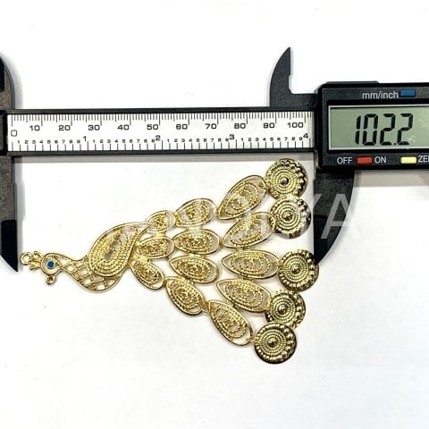 10cm. ALTIN TAVUS KUŞU