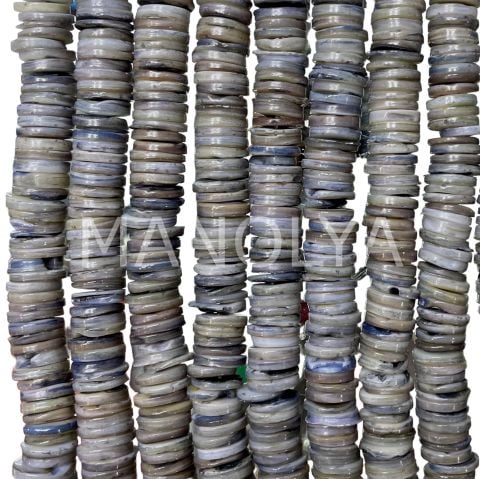 10mm. GRİ SEDEF DİZİ