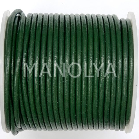 2,5mm. KOYU YEŞİL DERİ