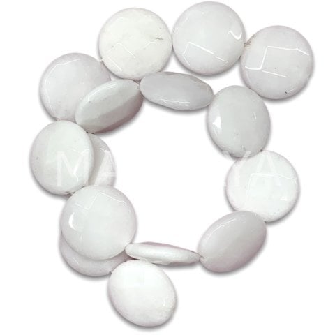 2,5cm. FASET KESİM BEYAZ CEYT