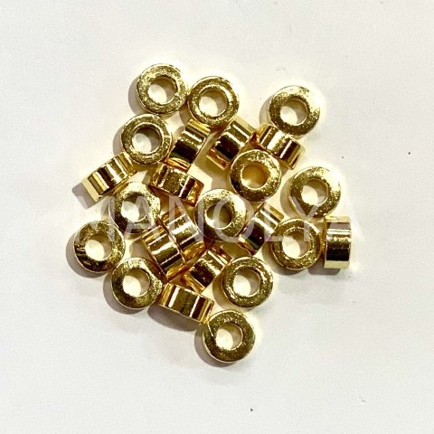 6mm. KALIN FİMO ARA APARAT ALTIN KAPLAMA
