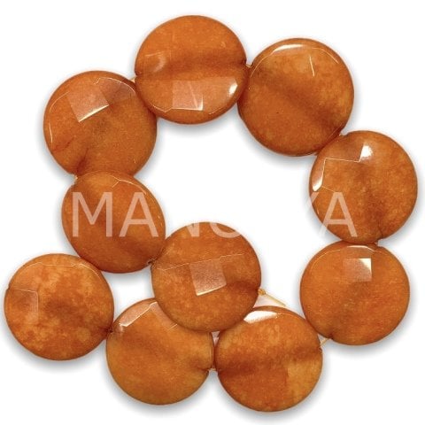3,5cm. FASET KESİM TURUNCU CEYT