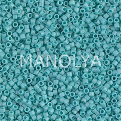 DB878-DELICA BD MATT OPAQUE TURQ.