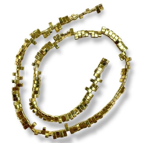 Gold Yarım Tila Hematit Dizi