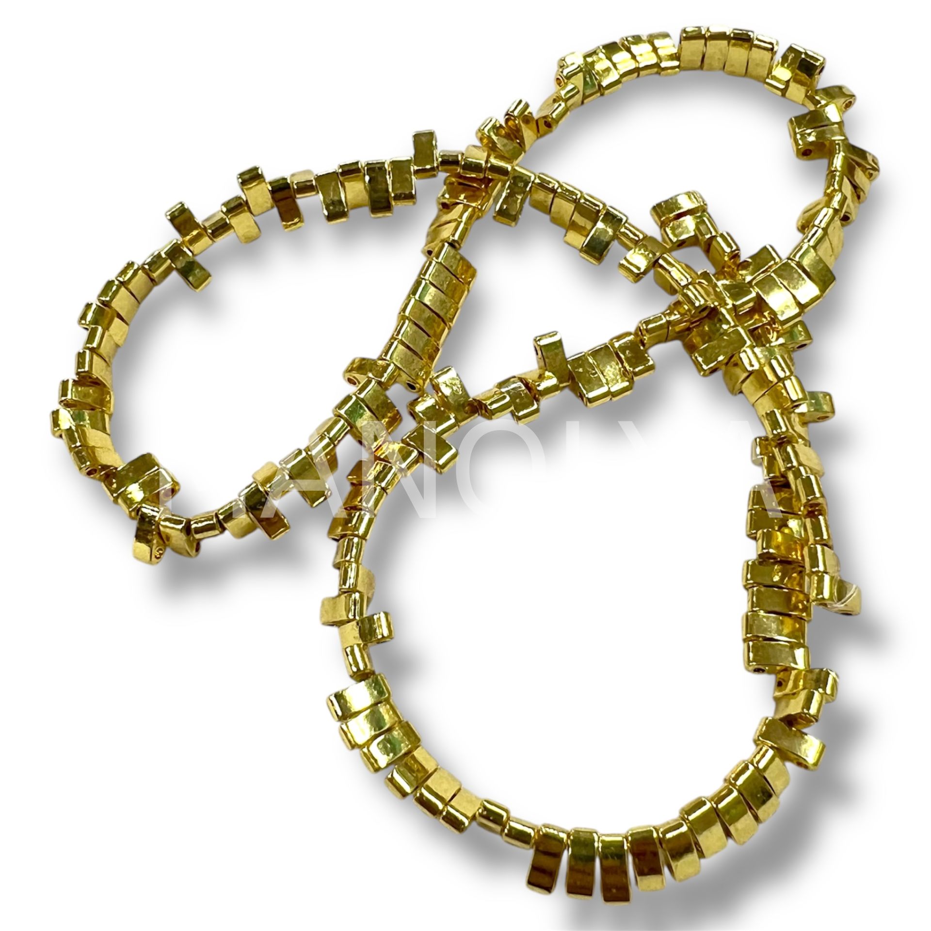 Gold Yarım Tila Hematit Dizi