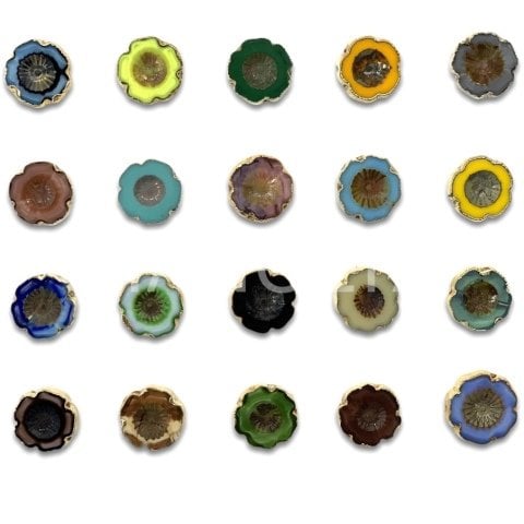 1,4cm. BÜYÜK BOY ÇEK KRİSTALİ ÇİÇEK