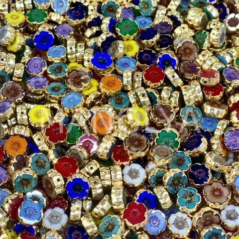 9mm. KÜÇÜK  BOY ÇEK KRİSTALİ ÇİÇEK