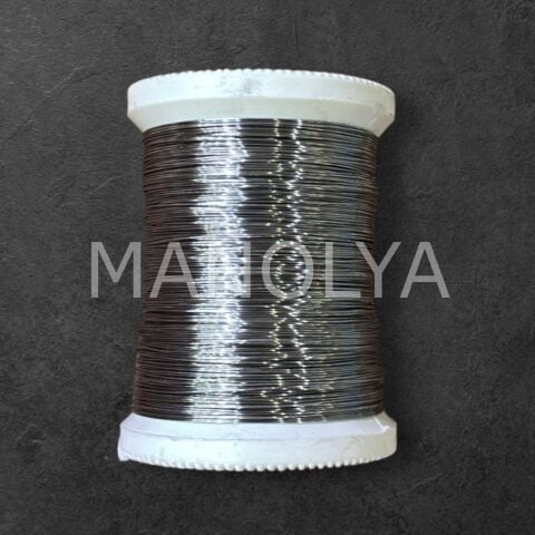 NO:40 VERNİKLİ GRİ 100GR. FİLOGRAFİ BAKIR TEL