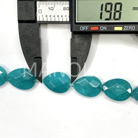 2cm. FASET KESİM DAMLA TURKUAZ CEYT