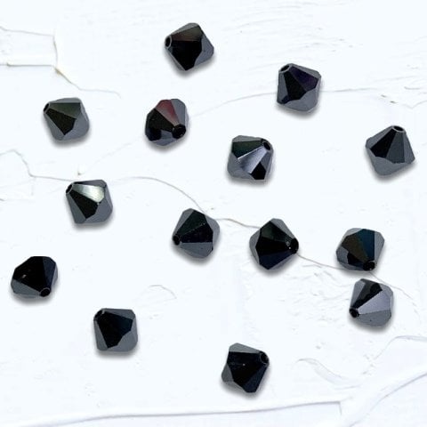 6mm. ANTRASİT PİRAMİD ÇEK KRİSTALİ PAKET