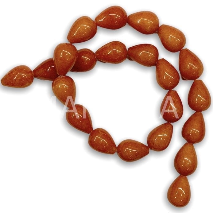 1,8cm. OVAL DAMLA KESİM TURUNCU CEYT