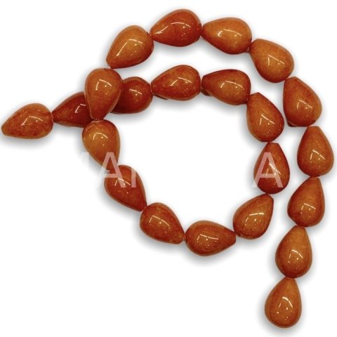1,8cm. OVAL DAMLA KESİM TURUNCU CEYT