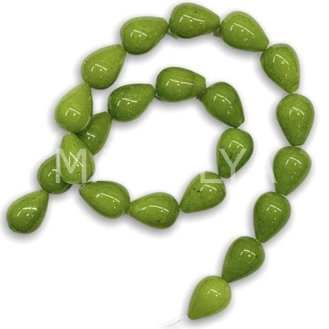 1,8cm. OVAL DAMLA KESİM YEŞİL CEYT