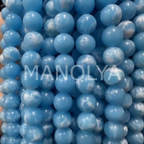 8mm. YUVARLAK MAVİ VARİSİT
