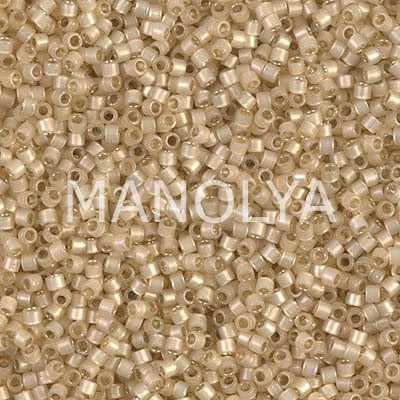 DB1458-MIYUKI 11/0 DELICA BEAD S/L LT HONEY OPAL