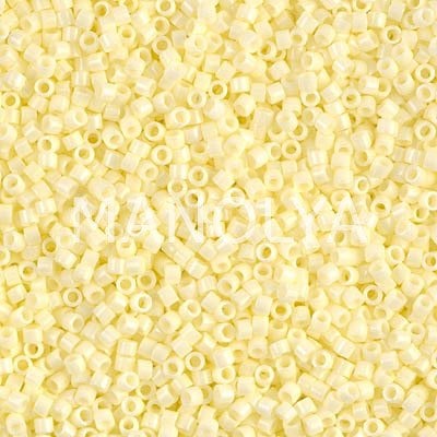 DB1491-MIYUKI 11/0 DELICA BEAD OP PALE YELLOW
