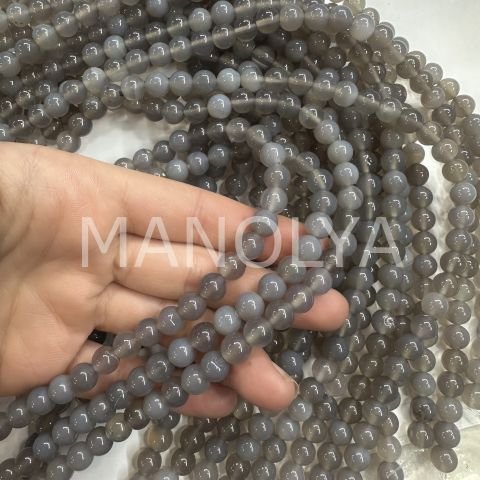 8mm. GRİ AKİK DOĞALTAŞ