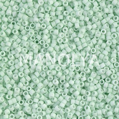 DB1516-MIYUKI 11/0 DELICA BEAD MATTE OPLT MINT