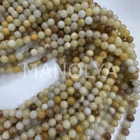 8mm. SARI AKİK DOĞALTAŞ
