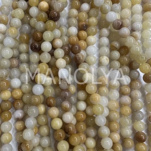 8mm. SARI AKİK DOĞALTAŞ