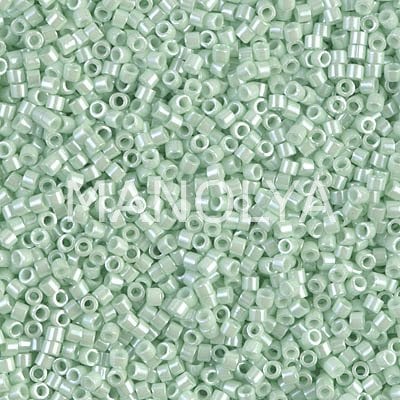 DB1536-MIYUKI 11/0 DELICA BEAD OP LT MINT