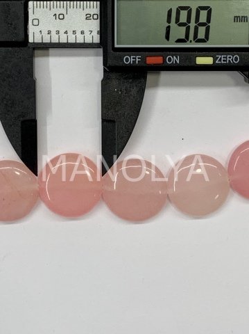 2cm. OVAL PEMBE CEYT