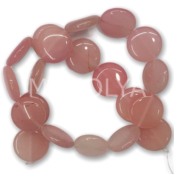 2cm. OVAL PEMBE CEYT