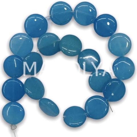 2cm. OVAL MAVİ CEYT
