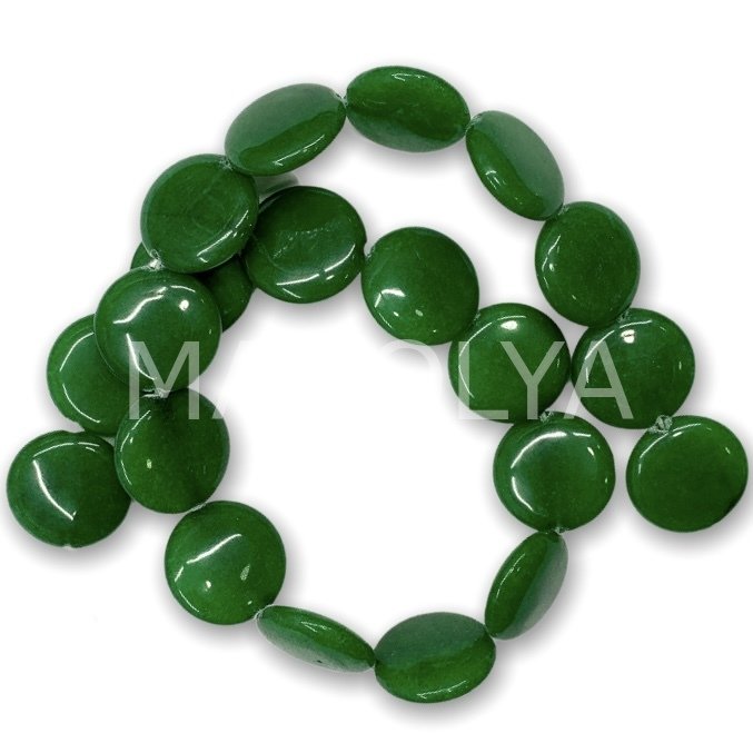 2cm. OVAL KOYU YEŞİL CEYT
