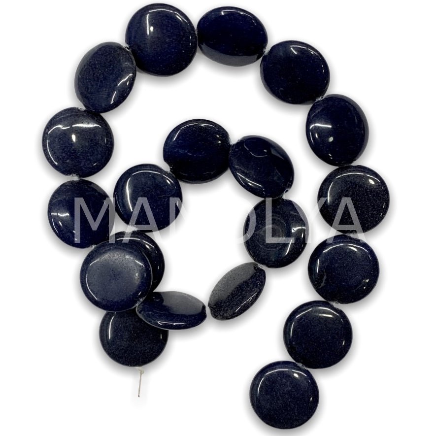 2cm. OVAL SİYAH CEYT