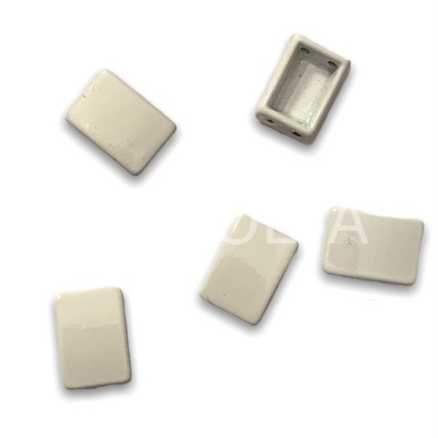 10x8mm BEYAZ YATAY DOMİNO