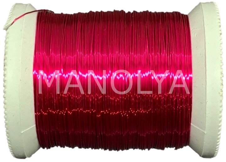 NO:6 PEMBE 100GR. FİLOGRAFİ  BAKIR TEL