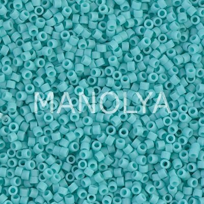 DB1586-MIYUKI DELICA 11/0 MATTE OPQ SEA OPAL