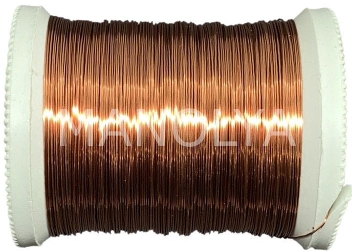 NO:20 BAKIR RENGİ 100GR. FİLOGRAFİ BAKIR TEL