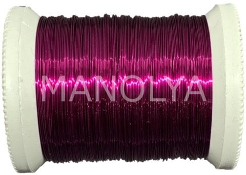 NO:36 FUŞYA 100GR. FİLOGRAFİ BAKIR TEL