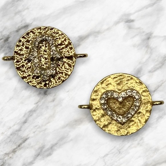 1,9cm. ZİRKONLU KALP VE FATMA ELİ