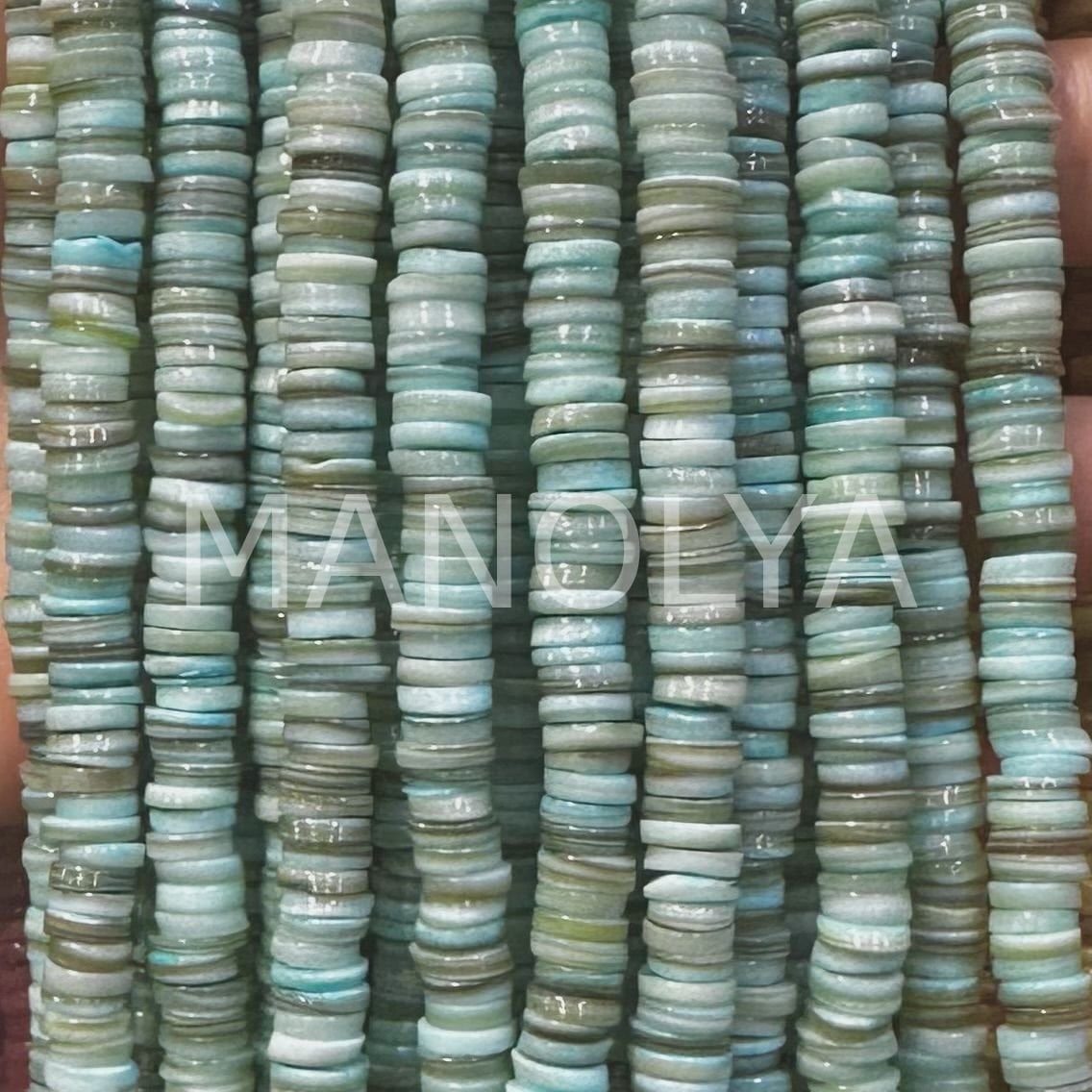 6mm. AÇIK MAVİ SEDEF DİZİ