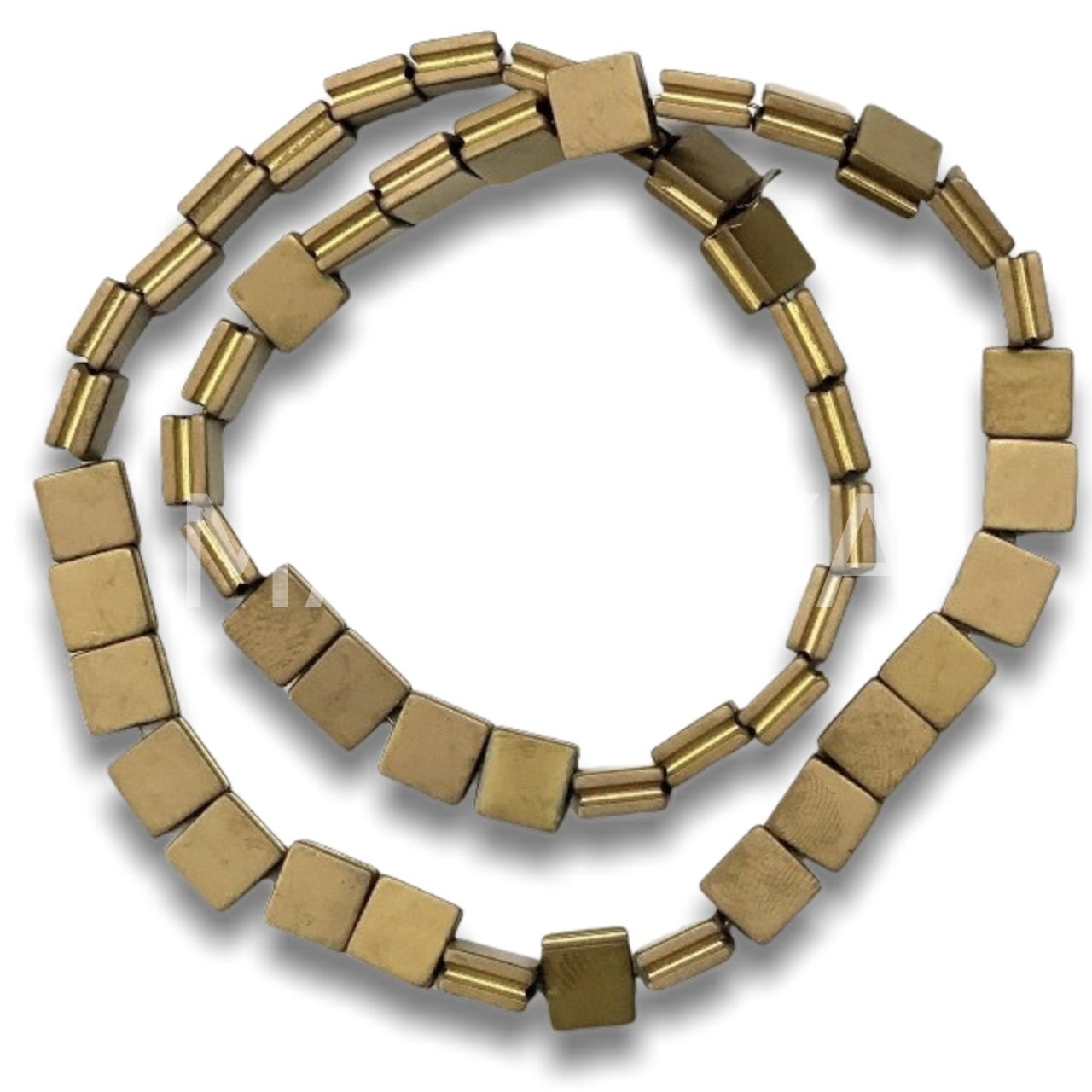 8mm. KARE MAT YALDIZ HEMATİT