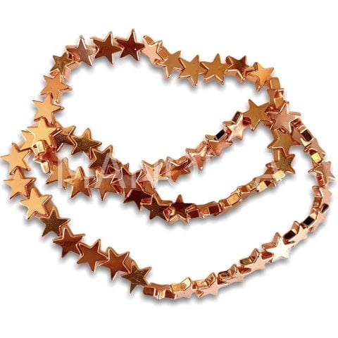 8,5mm. ROSE YILDIZ HEMATİT DİZİ