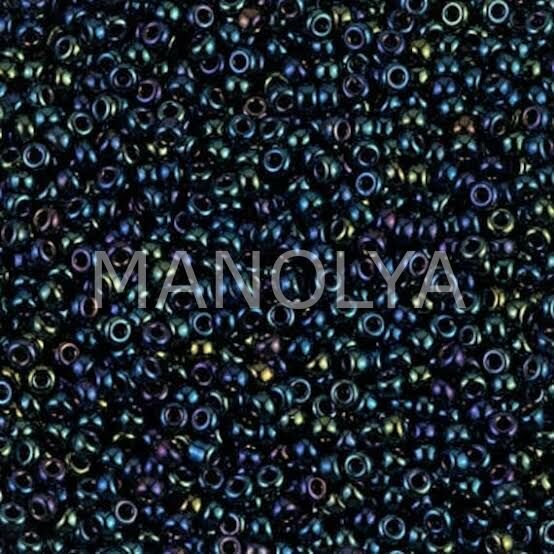 11-9452 MIYUKI SEEDBEADS METALLIC DARK BLUE IRIS